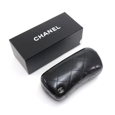 chanel quilted sunglasses case|chanel sunglasses case with chain.